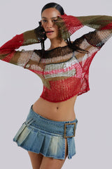 Ludlow Denim Mini Skirt