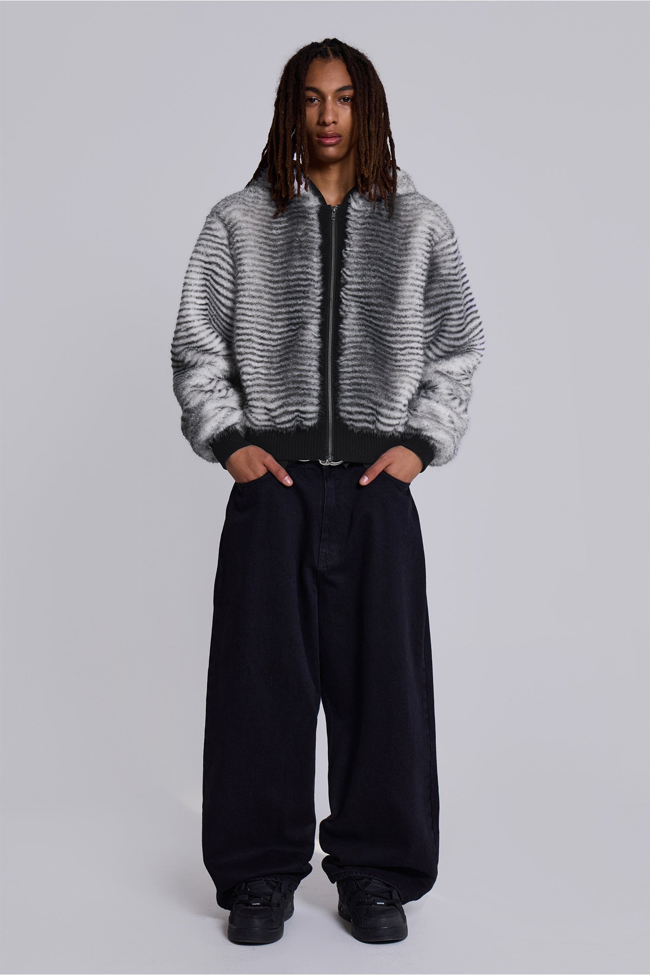 White Bear Faux Fur Jacket