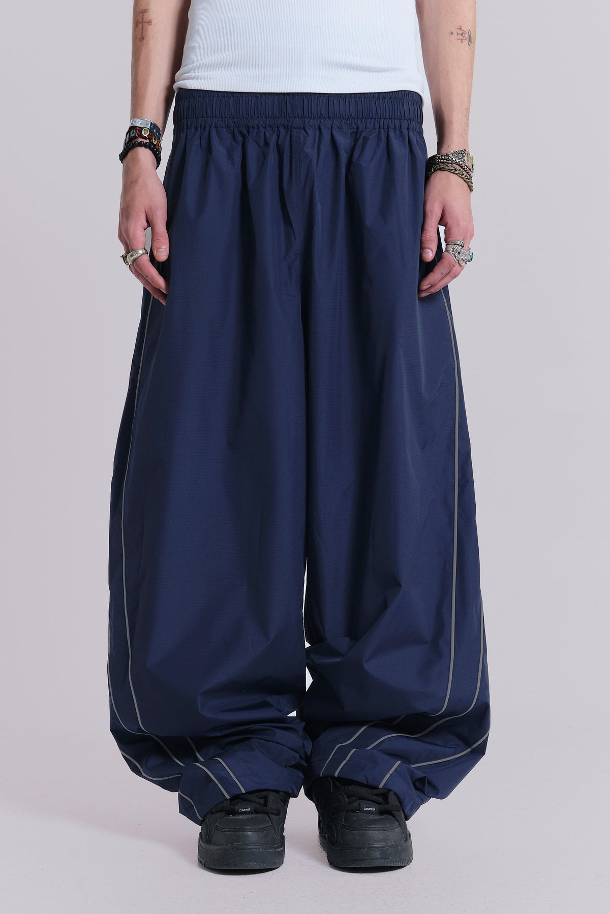 Navy Vapor Tracksuit Bottoms