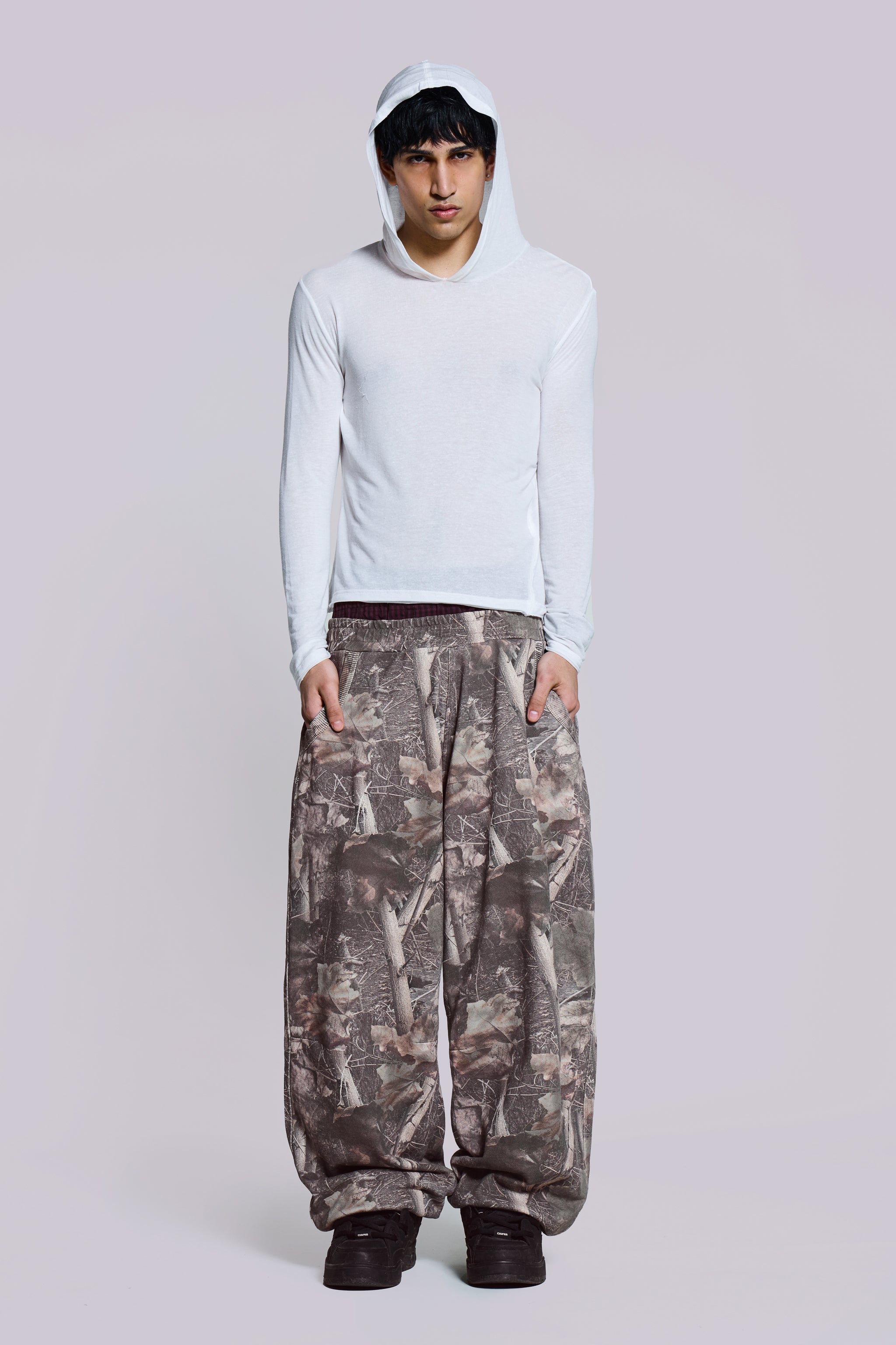 Woodland Camo Baggy Cuffed Monster Joggers