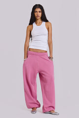 Pink Baggy Cuffed Monster Joggers