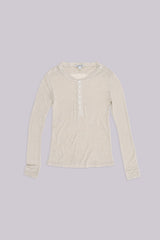 Oatmeal Haze Henley Top