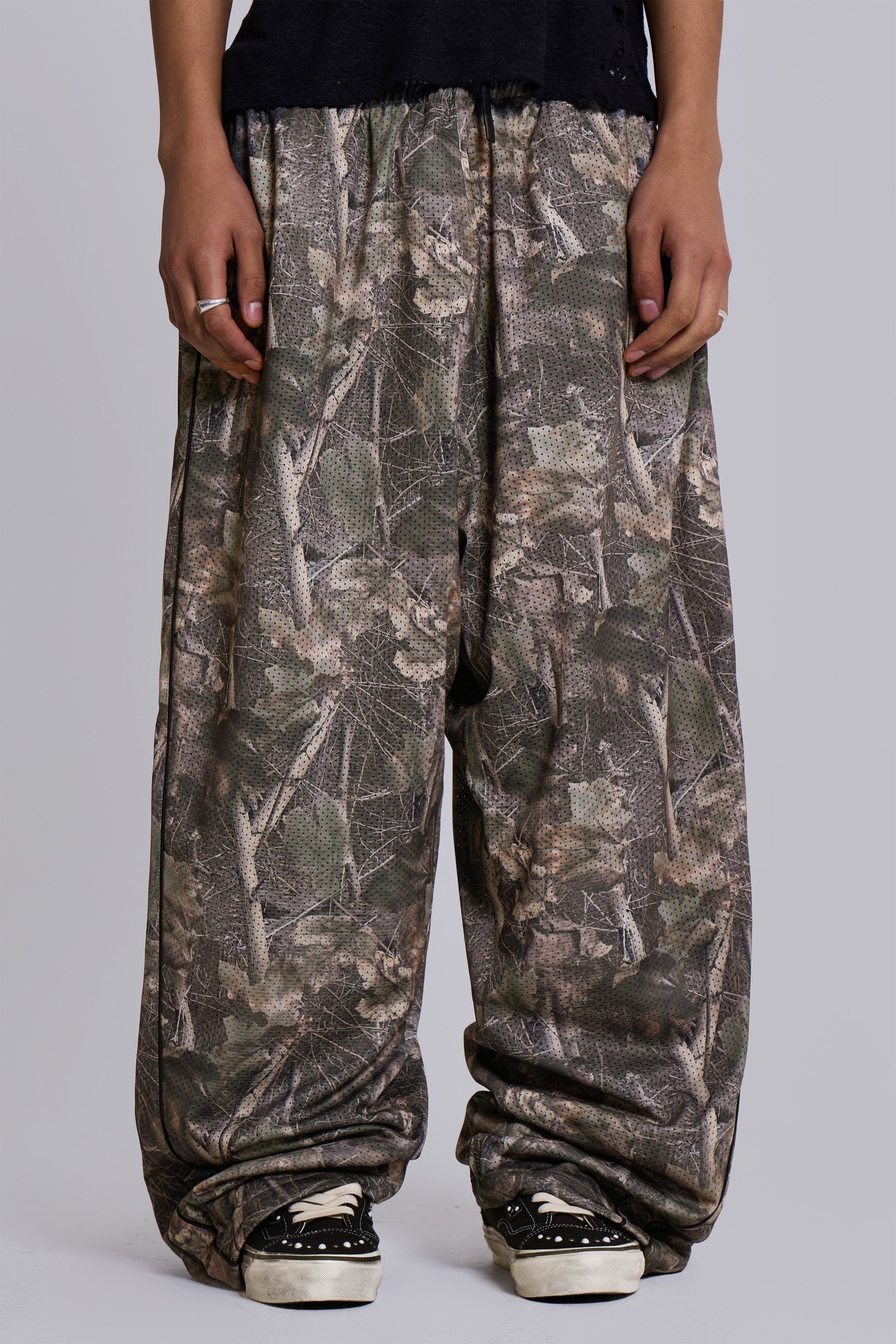 Forest Camo Mesh Vapor Tracksuit Bottoms
