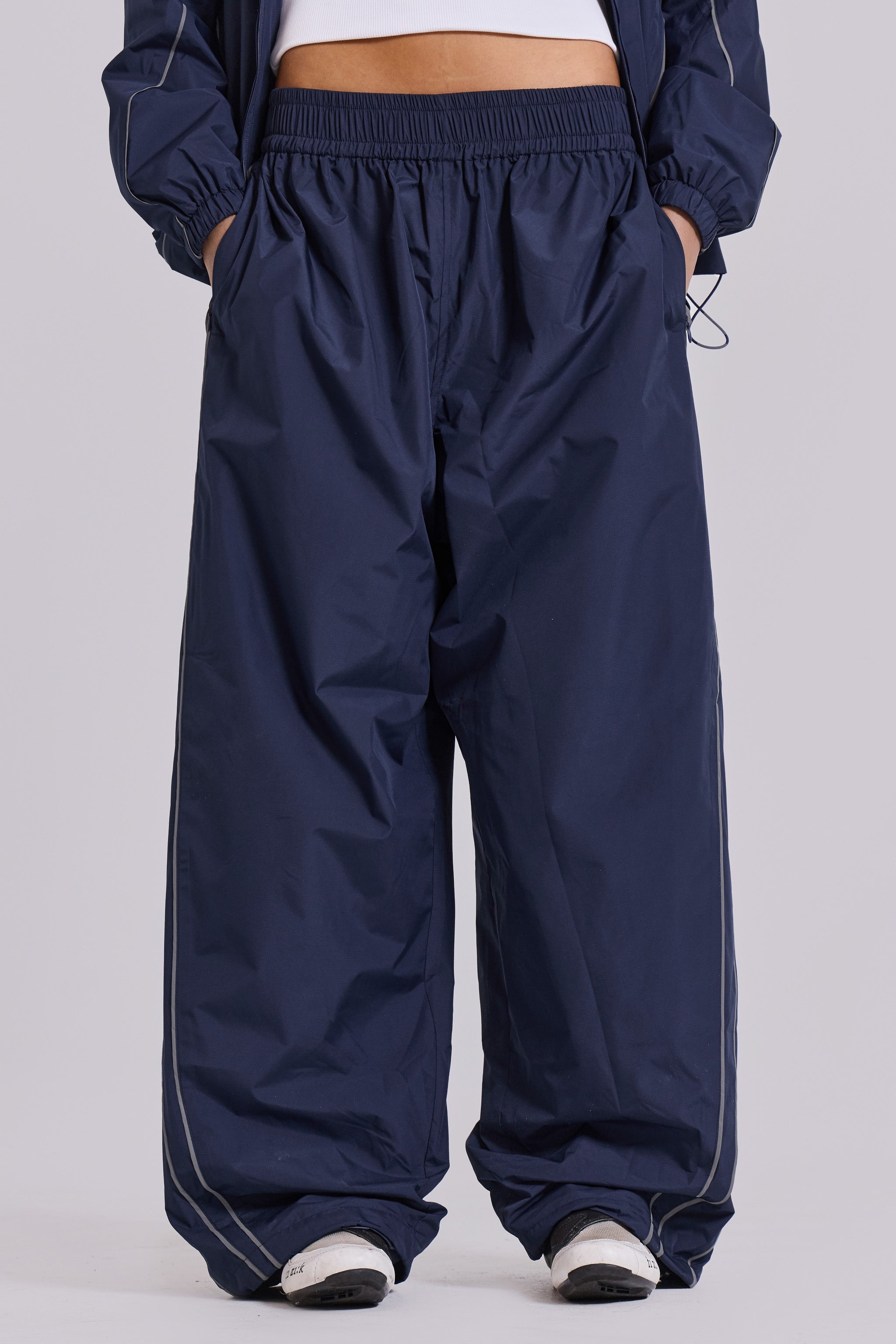 Navy Vapor Tracksuit Bottoms