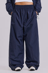 Navy Vapor Tracksuit Bottoms
