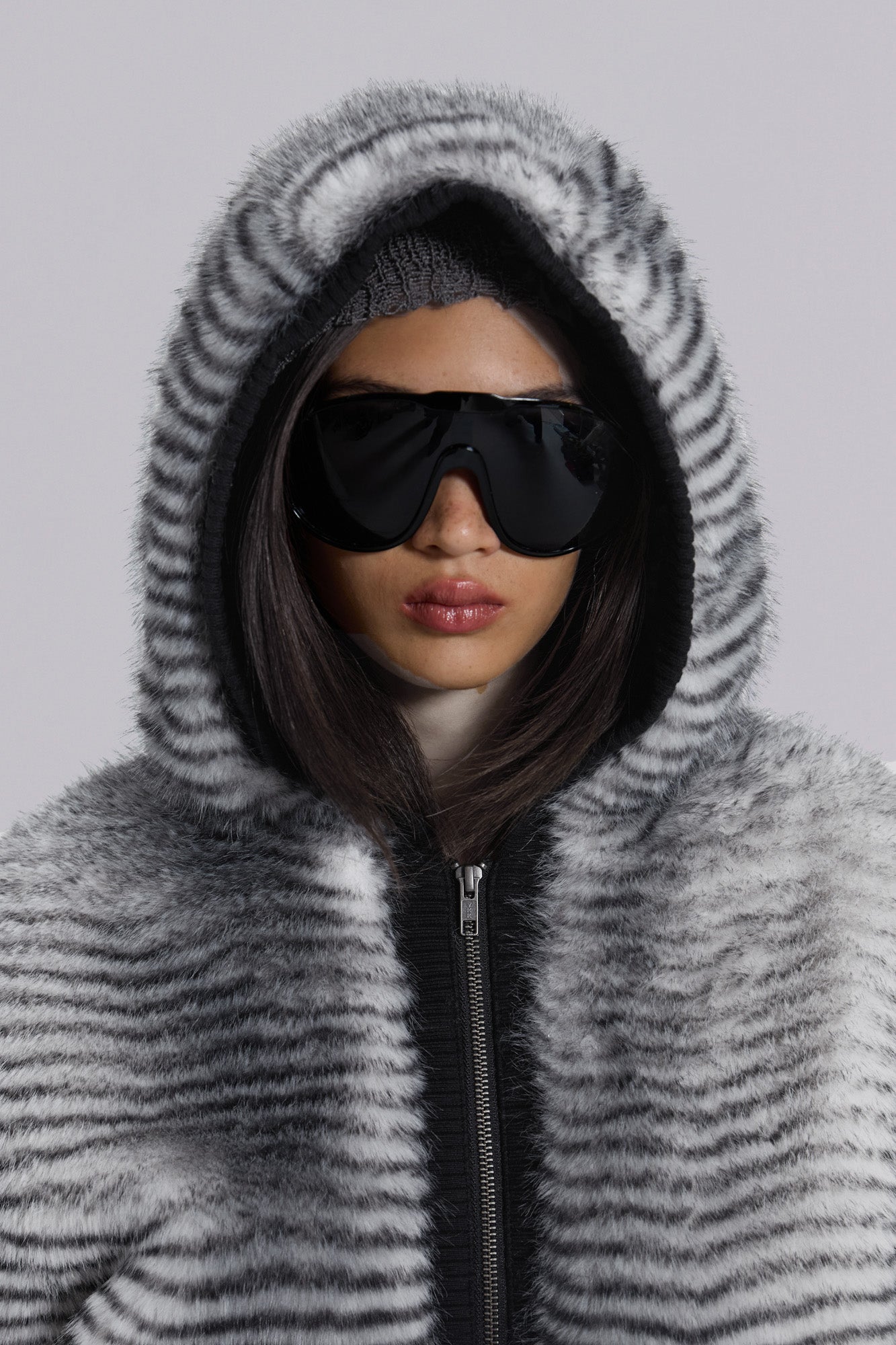 White Bear Faux Fur Jacket