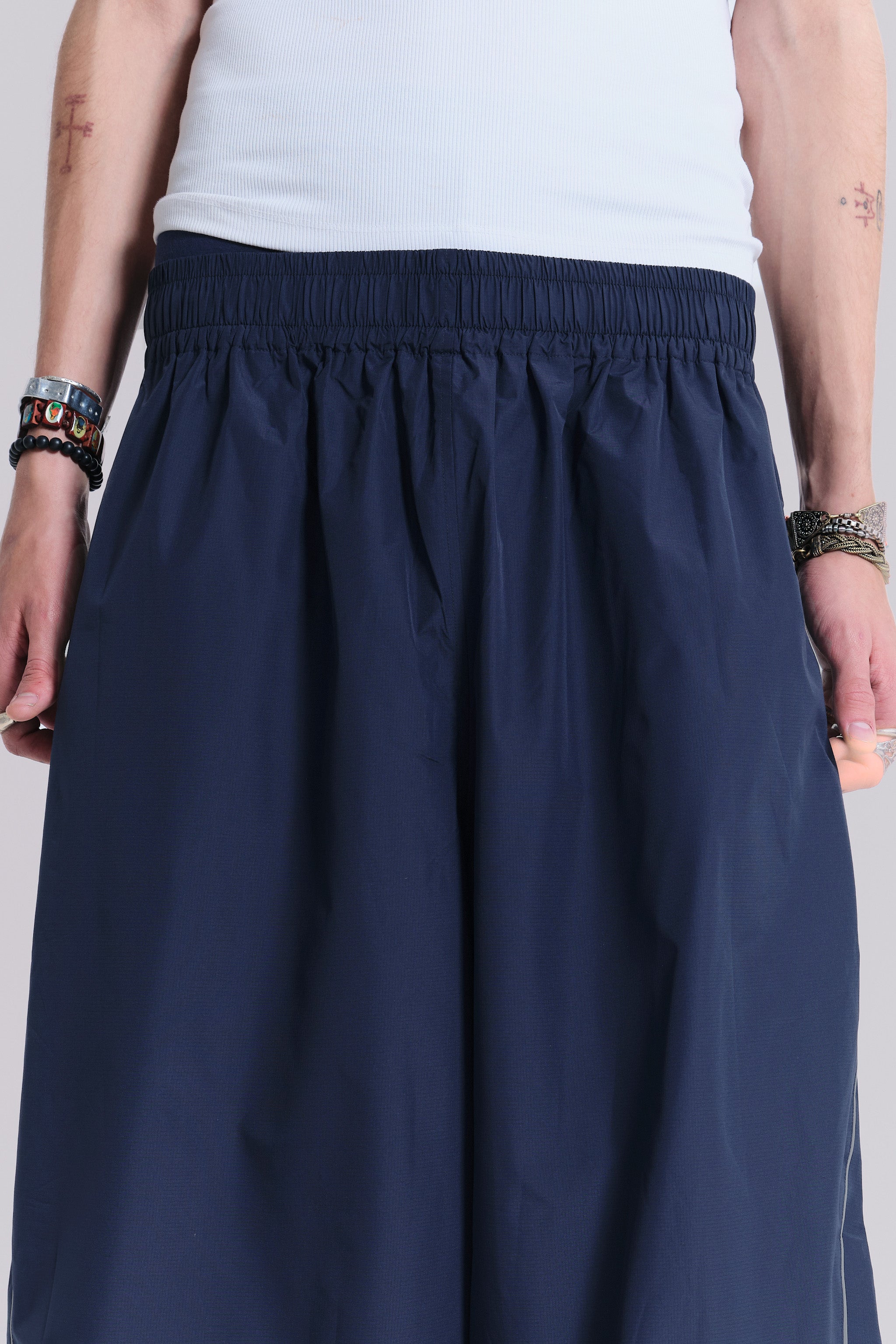 Navy Vapor Tracksuit Bottoms