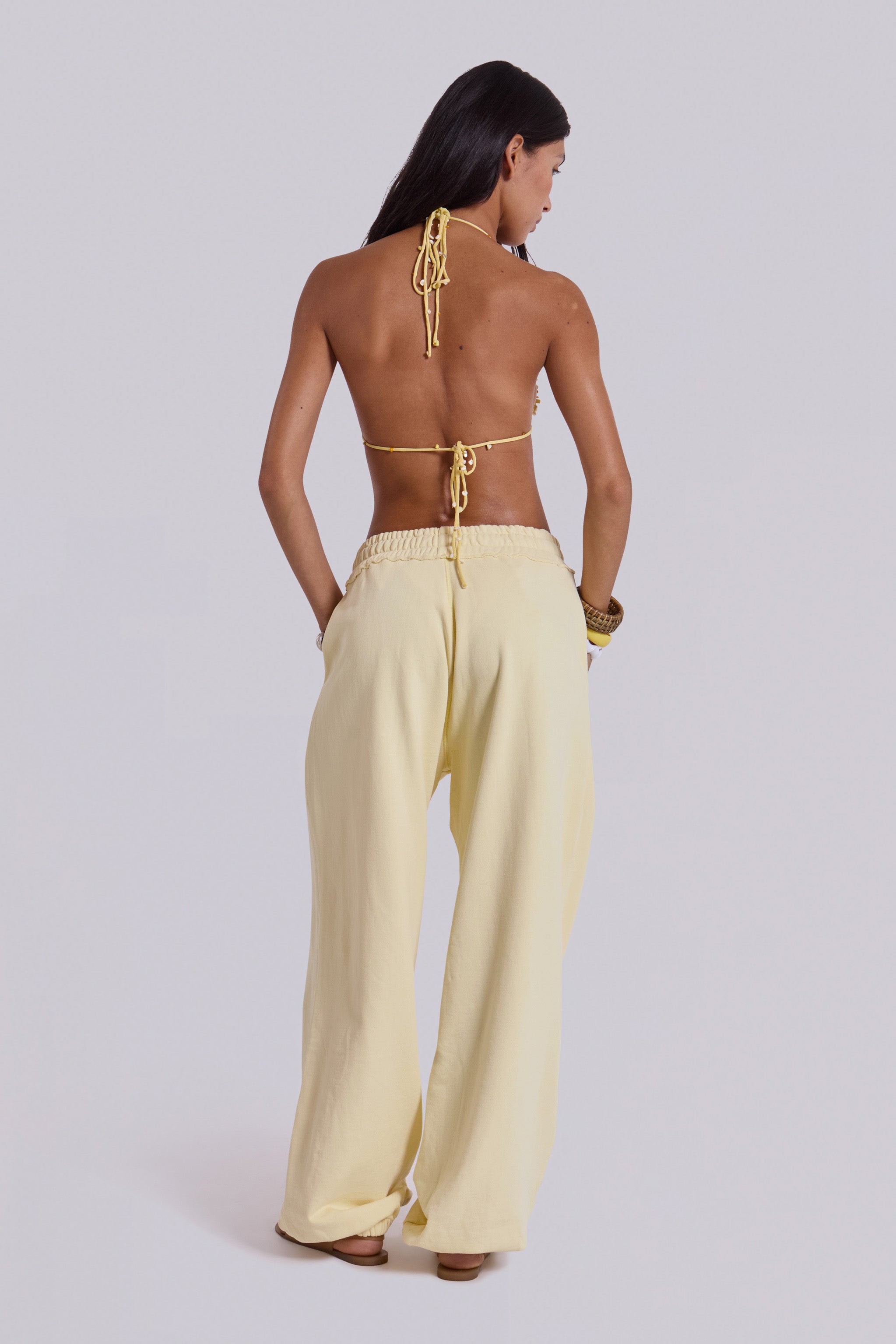 Custard Cuffed Baggy Monster Joggers