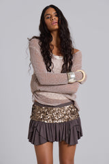 Selesta Embellished Mini Skirt