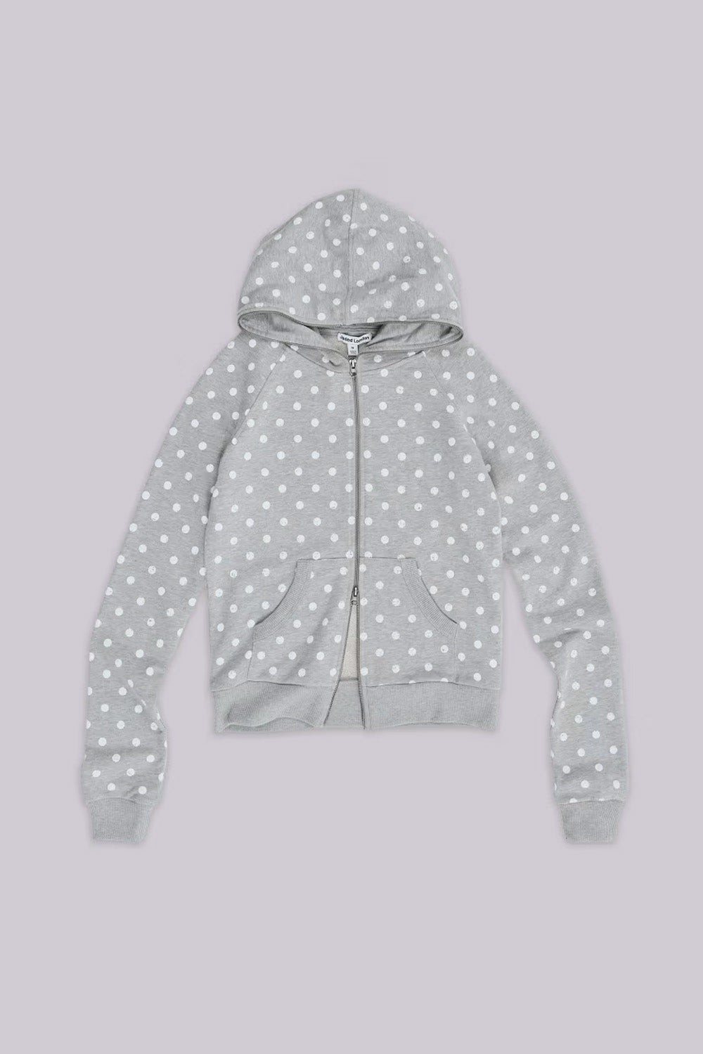 Grey Polkadot Hoodie