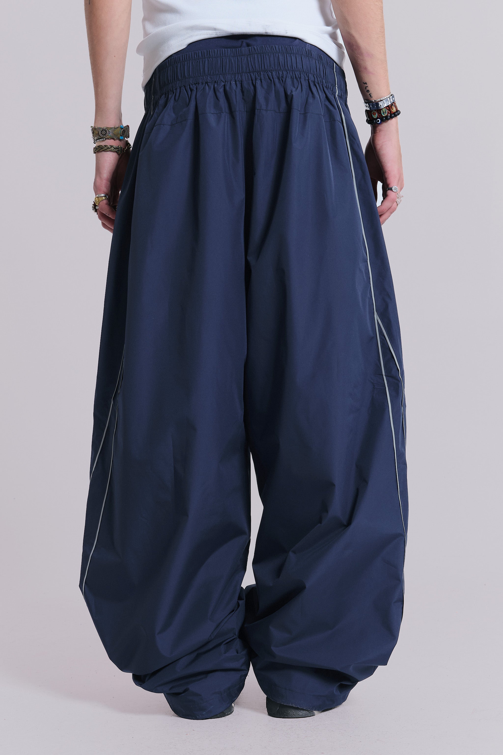 Navy Vapor Tracksuit Bottoms