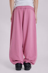 Pink Baggy Cuffed Monster Joggers