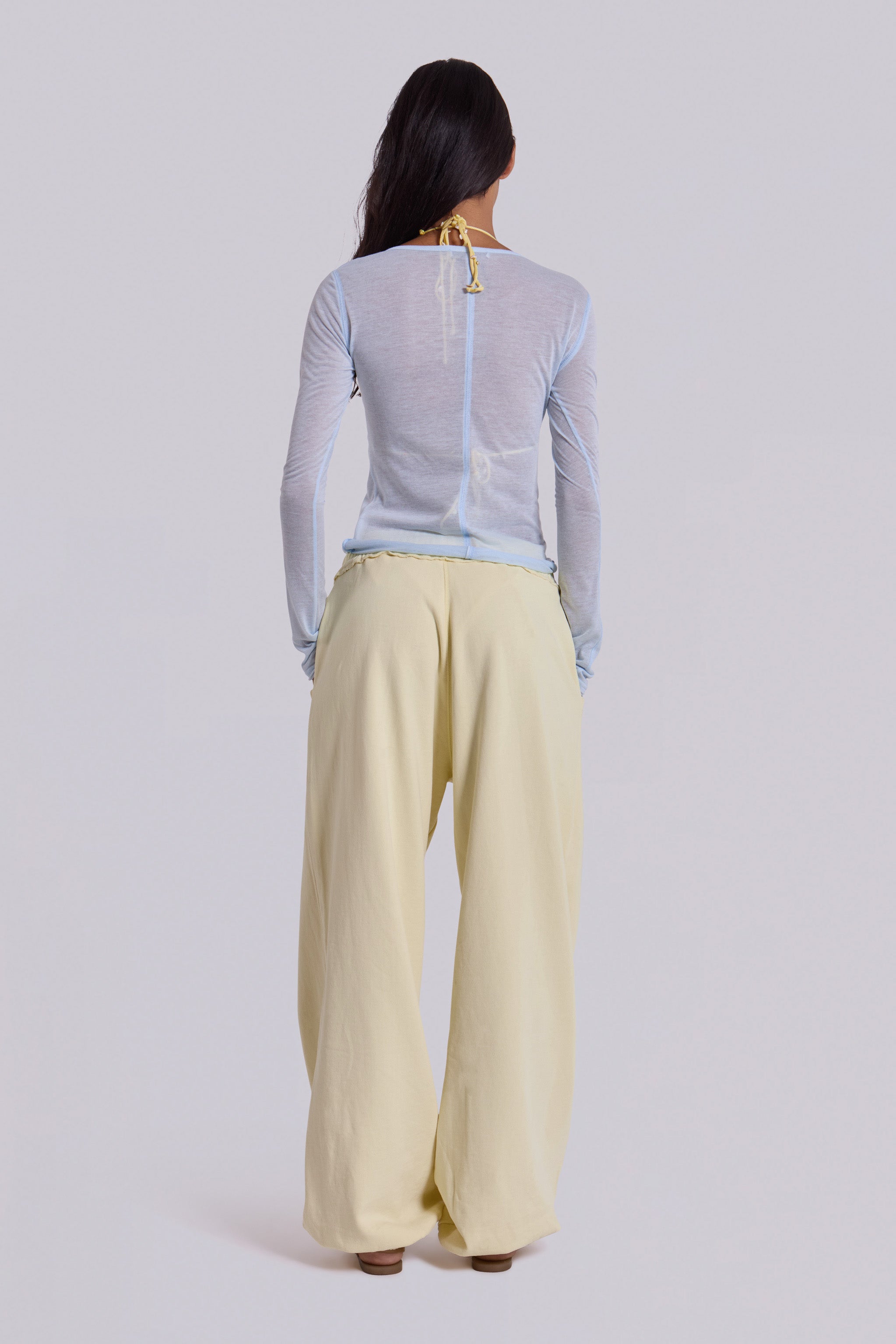 Custard Cuffed Baggy Monster Joggers