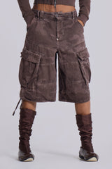 Cadet Brown Camo Shorts
