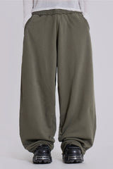 Military Green Baggy Monster Joggers