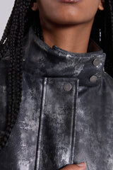 Mistra PU Leather Bomber Jacket