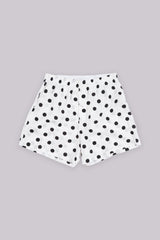 White Polka Boxers