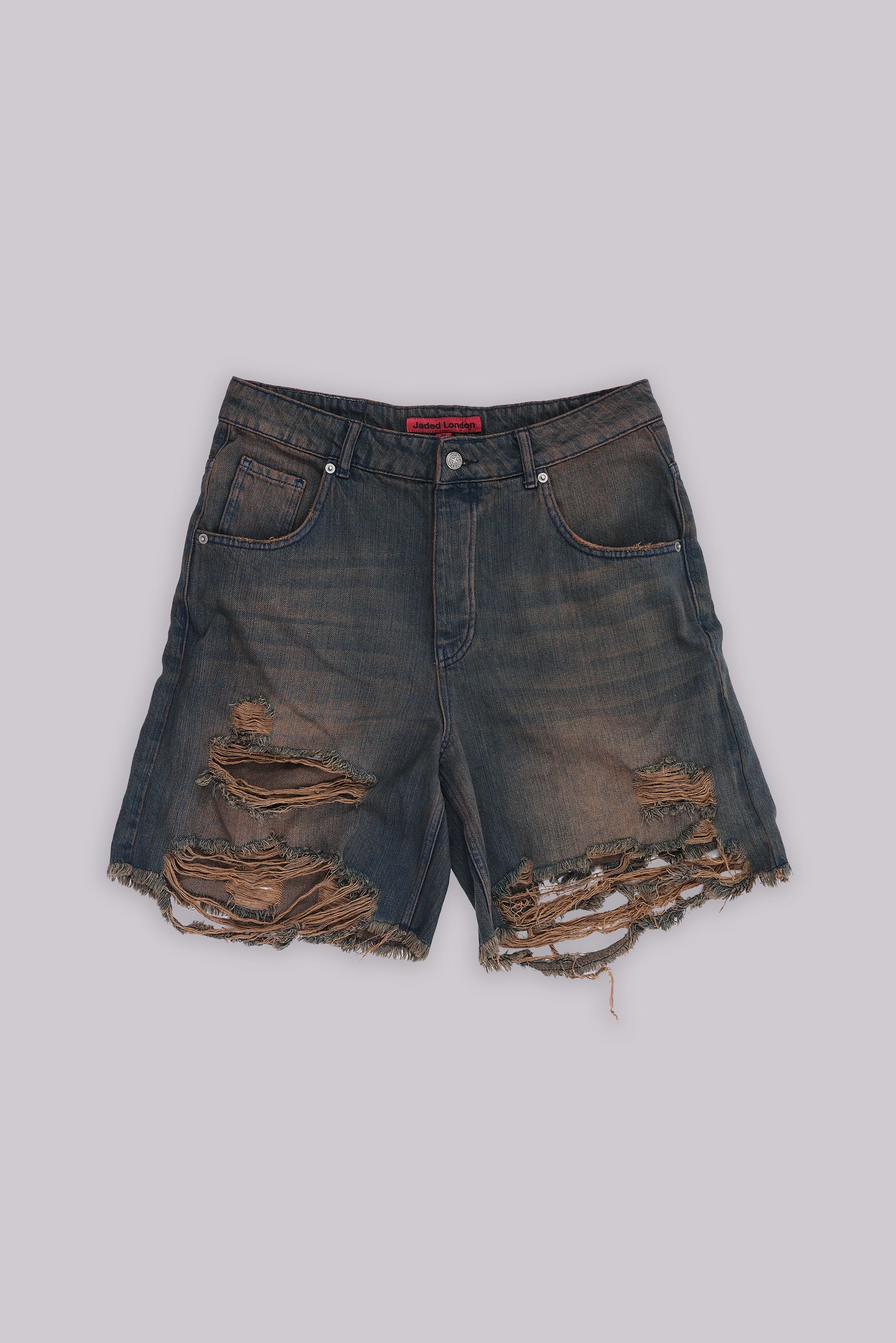 Dark Vintage Wash Glasto Shorts