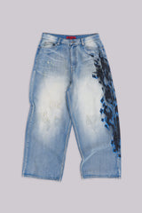 Light Wash Spike Airbrush XL Colossus Jeans