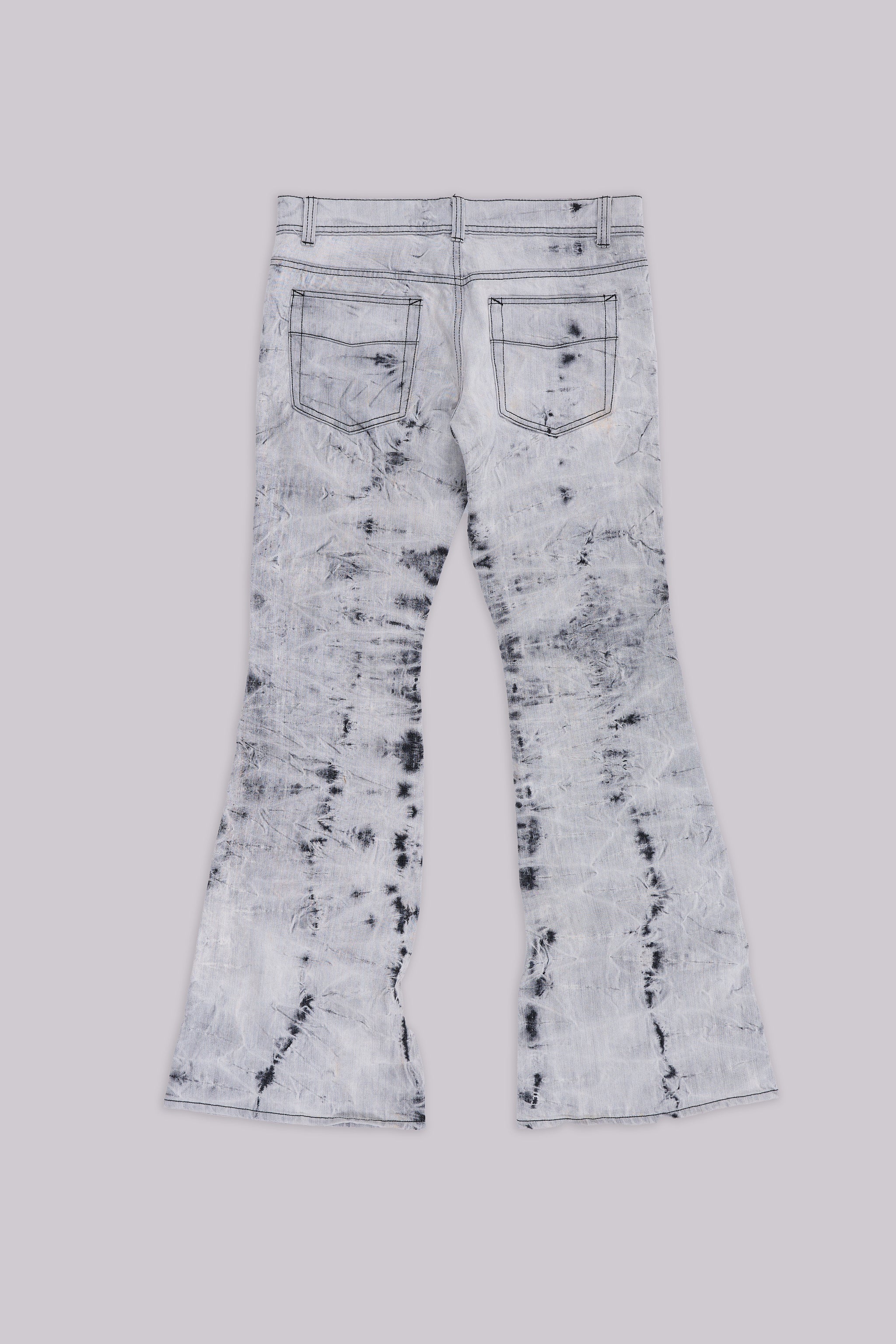 Grey Tie Dye Drift Jeans