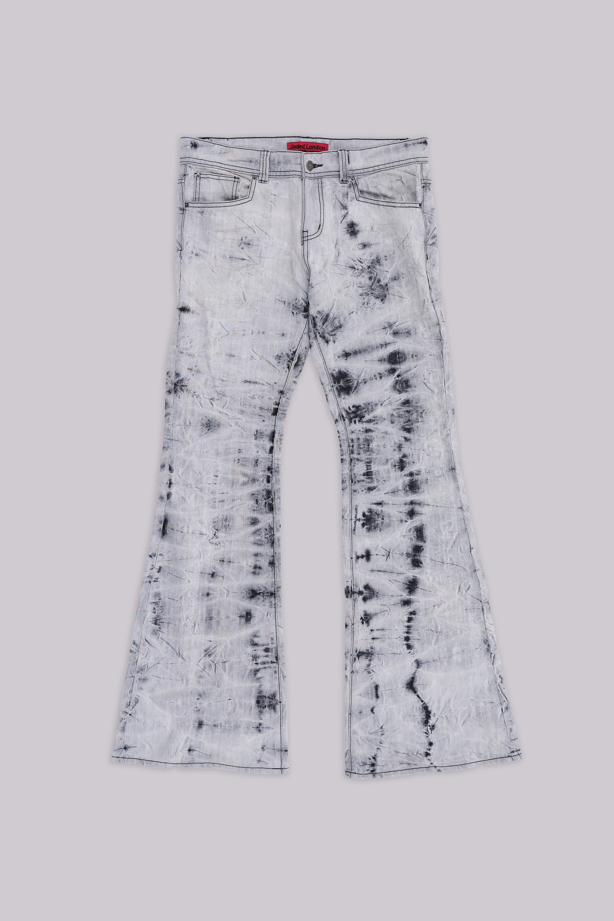 Grey Tie Dye Drift Jeans
