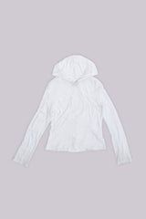 White Marl Mist Hoodie