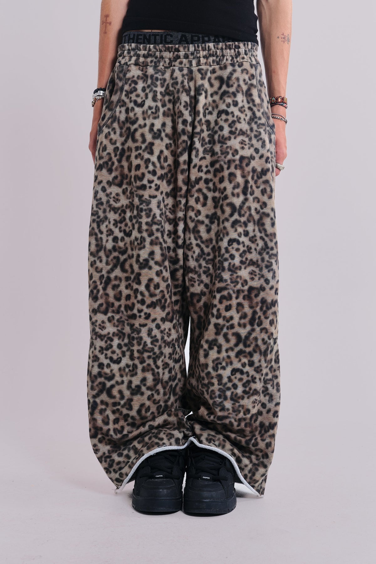 Airbrush Leopard Monster Joggers