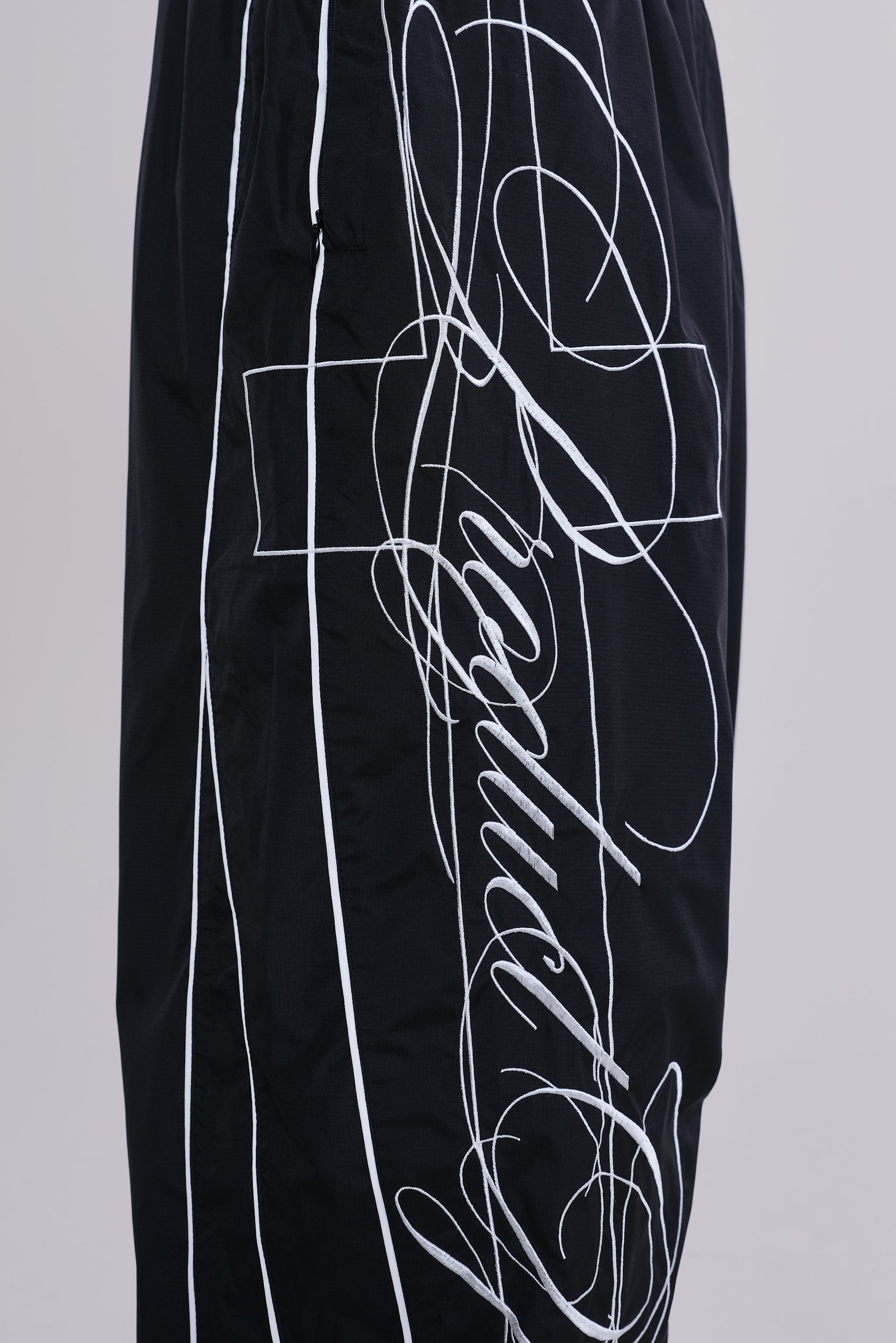 P.O.A. Black Vapor Tracksuit Bottoms