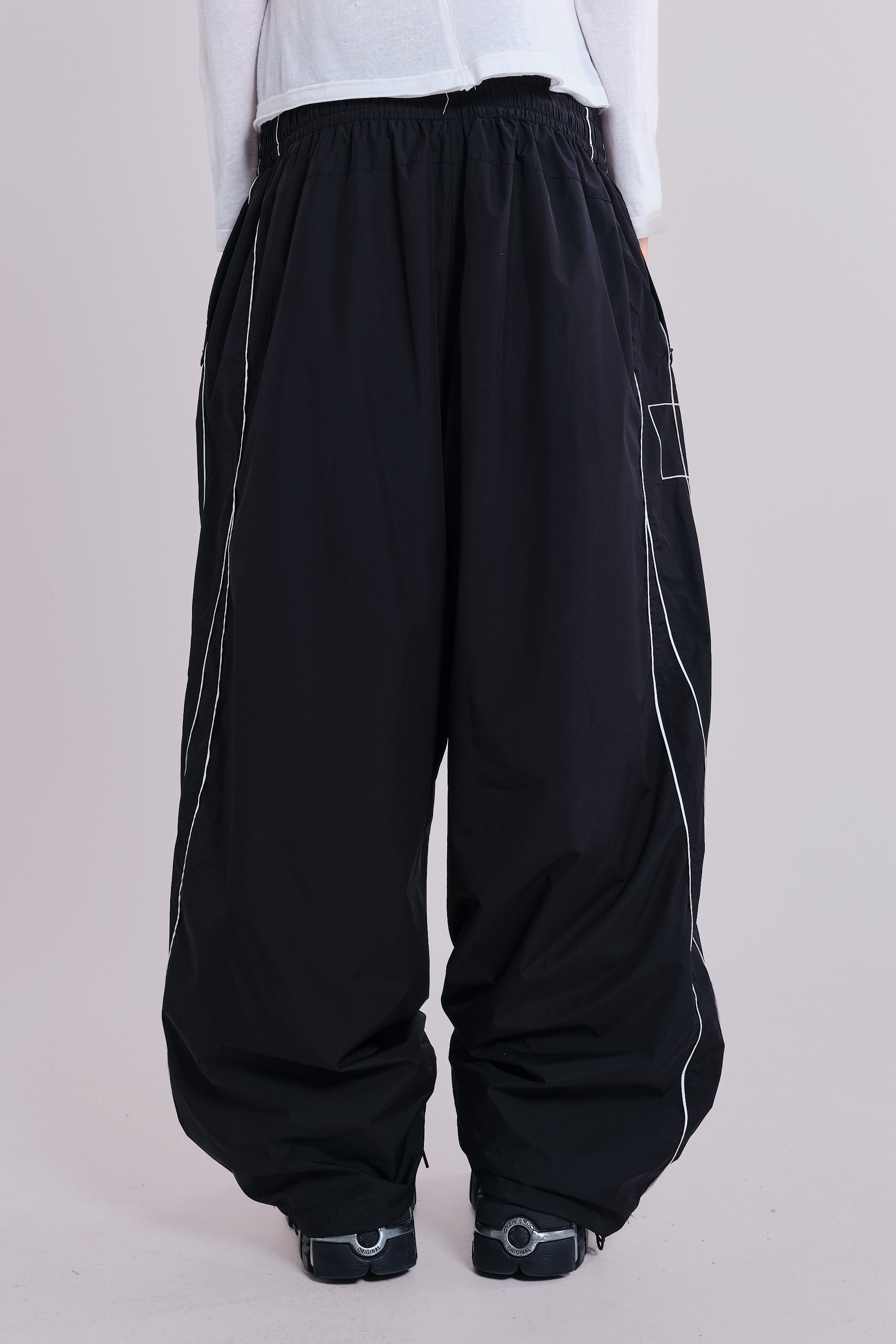 P.O.A. Black Vapor Tracksuit Bottoms