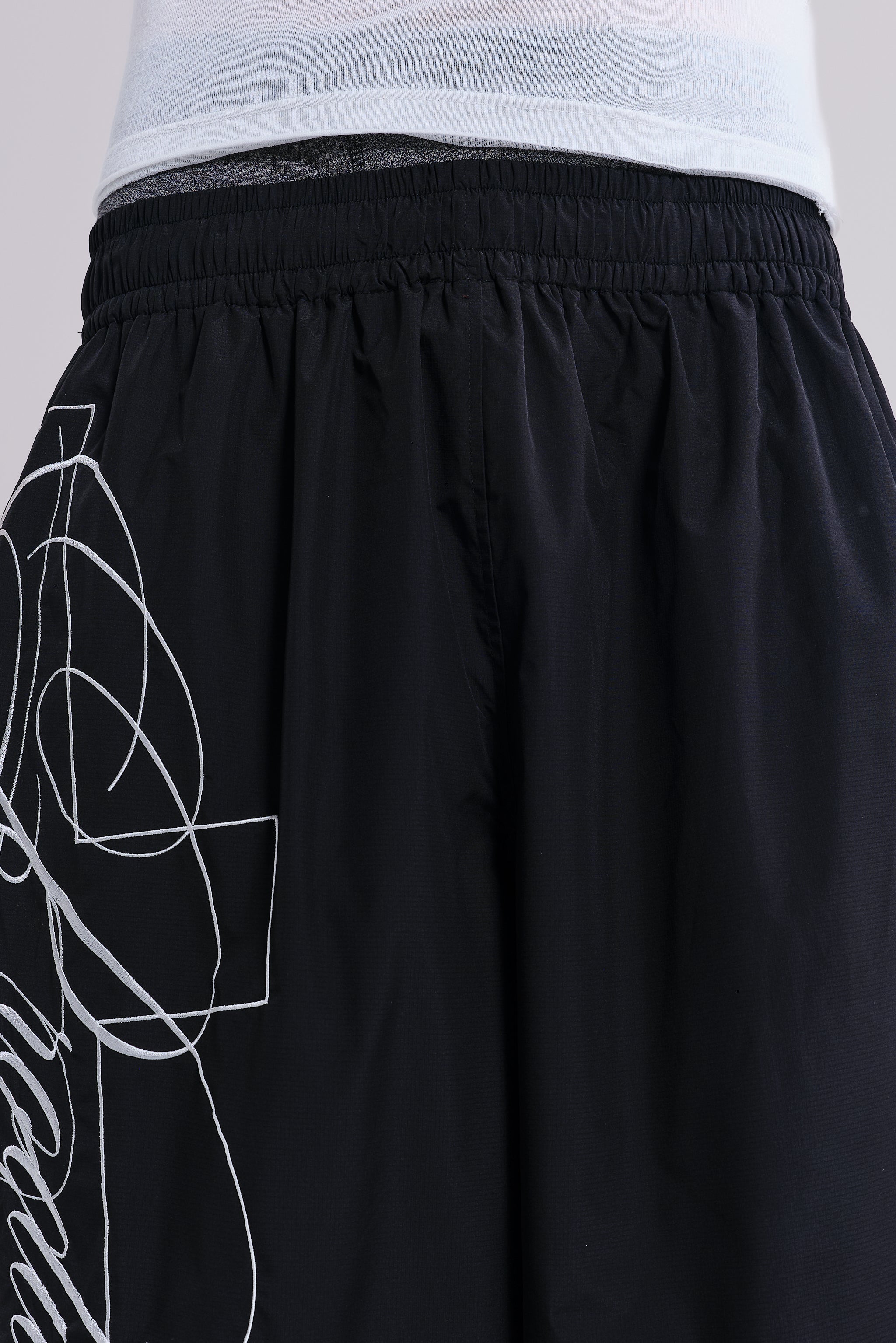 P.O.A. Black Vapor Tracksuit Bottoms