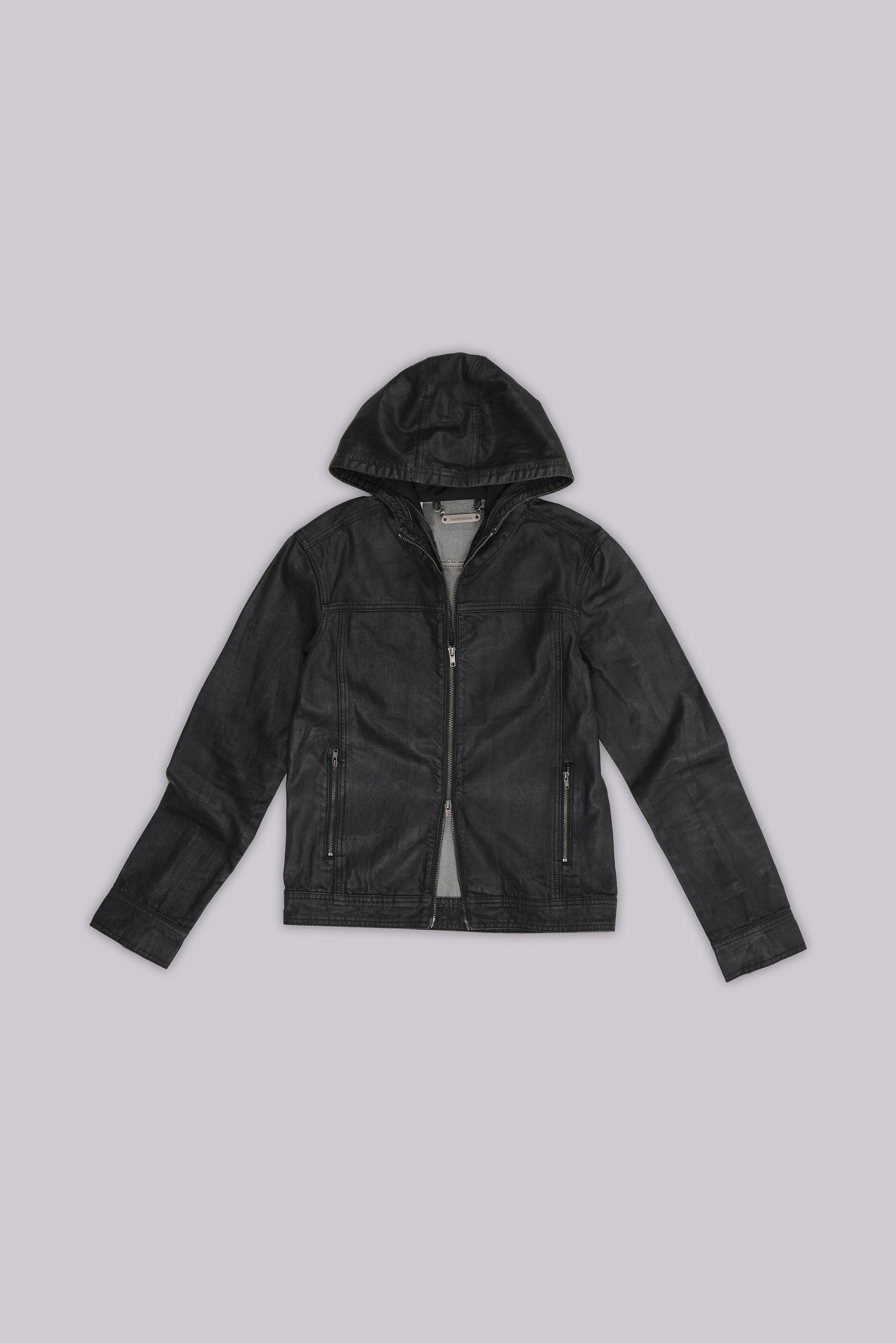 Bedrock Waxed Hooded Denim Jacket