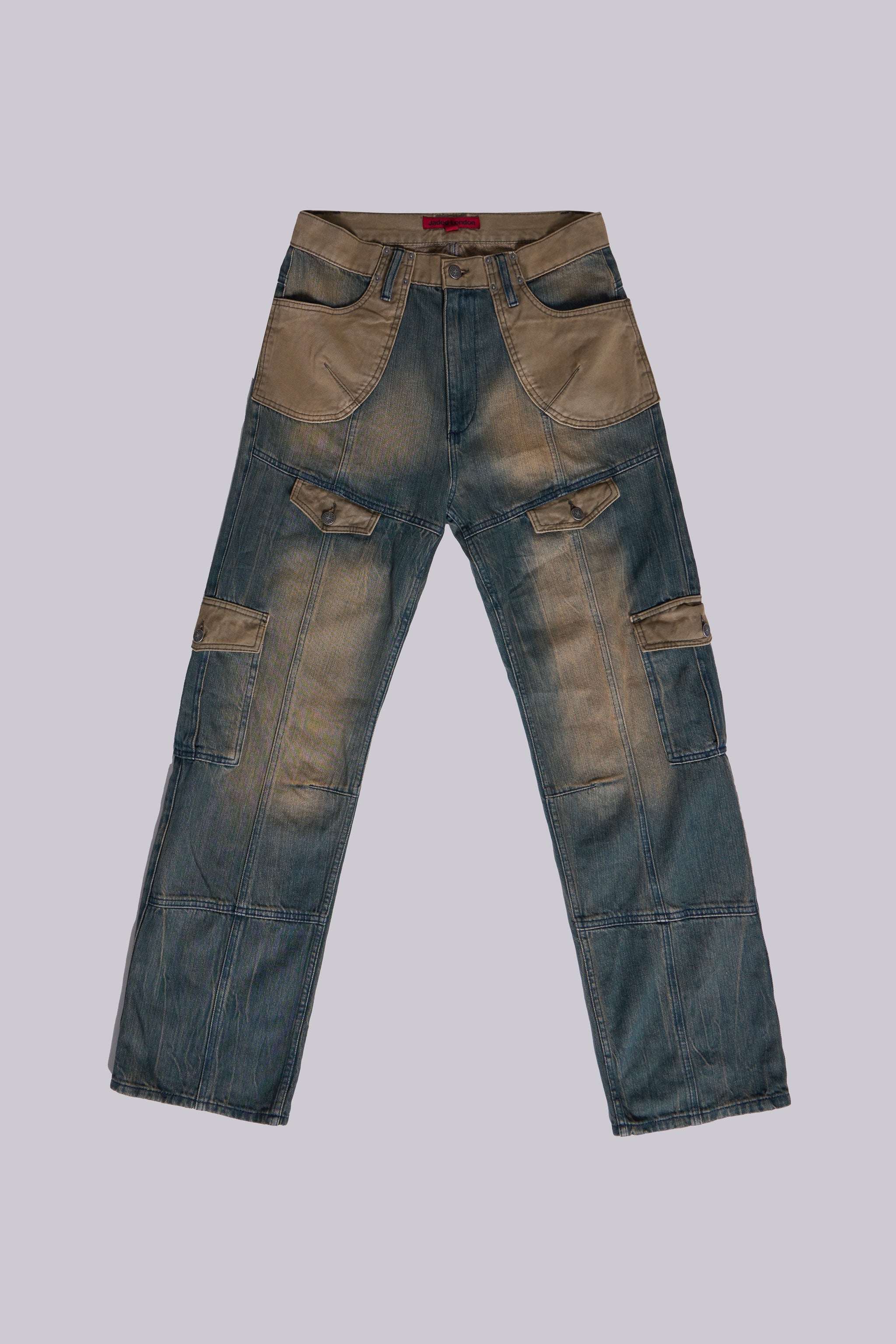 07 Contrast Cargo Jeans