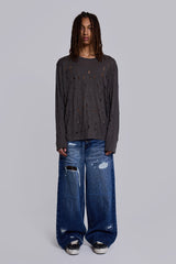 Rifle Distressed Knit Top