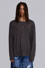 Rifle Distressed Knit Top