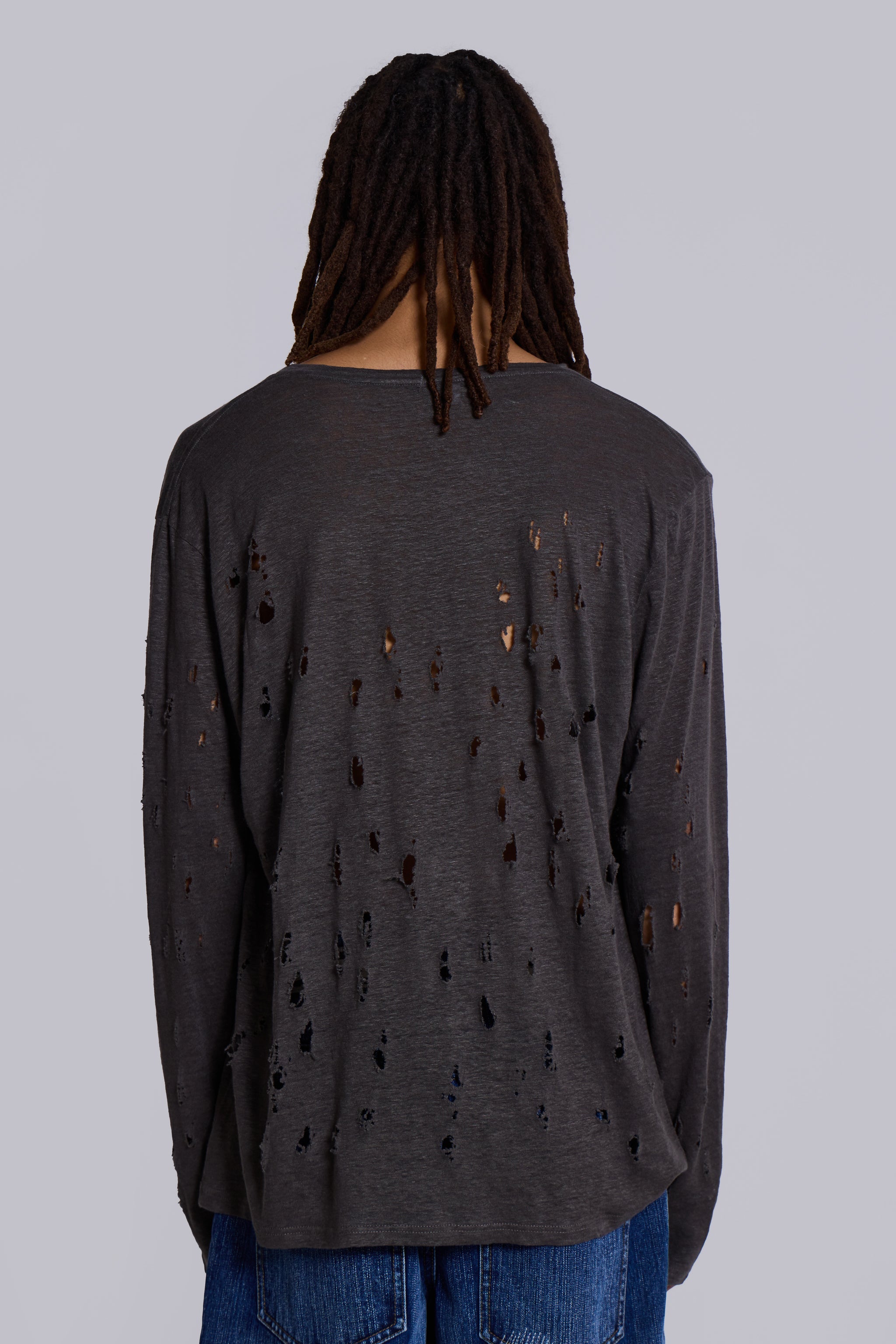 Rifle Distressed Knit Top