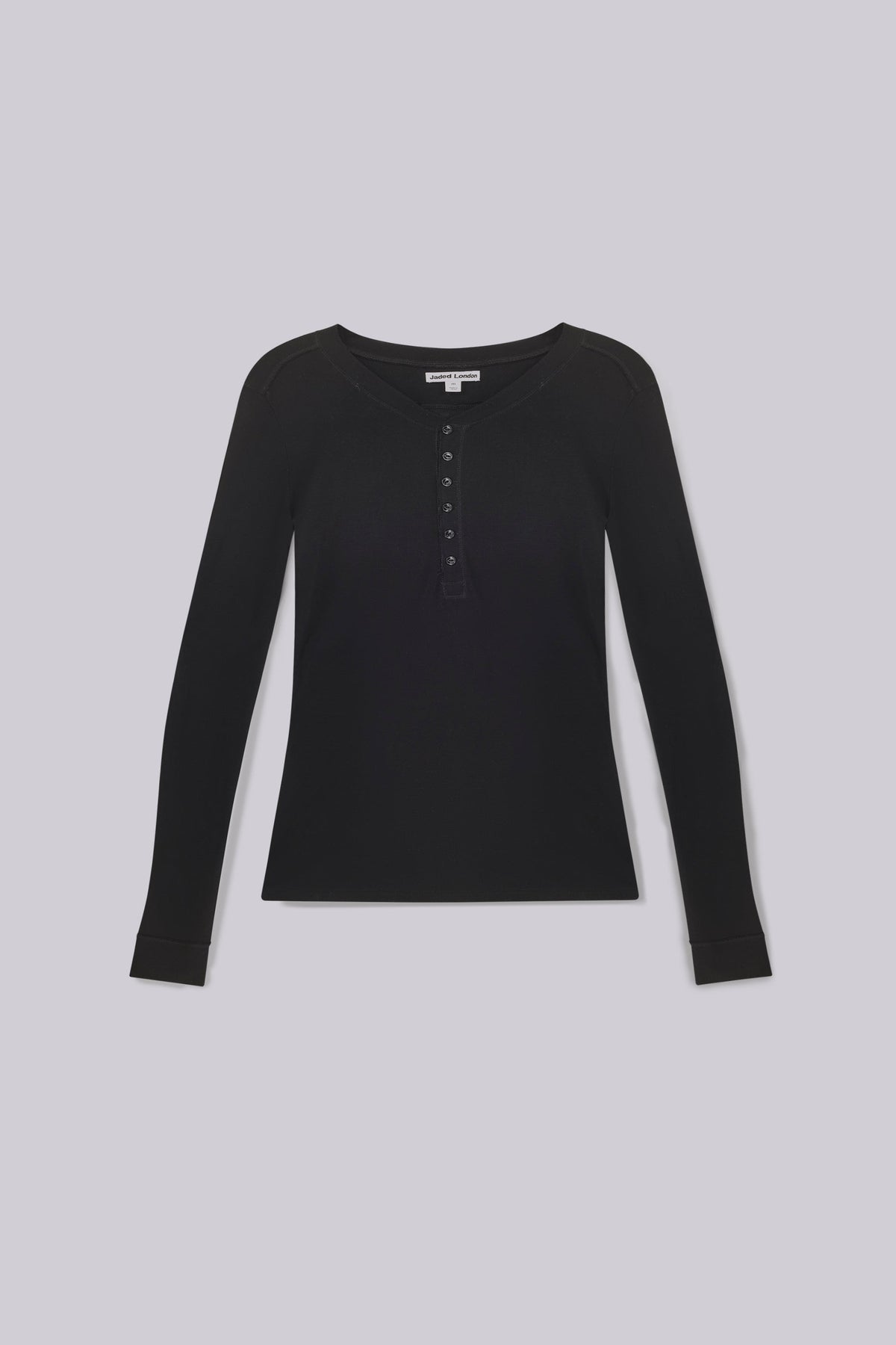 Black Haze Henley Top