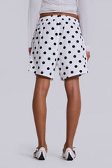 White Polka Boxers