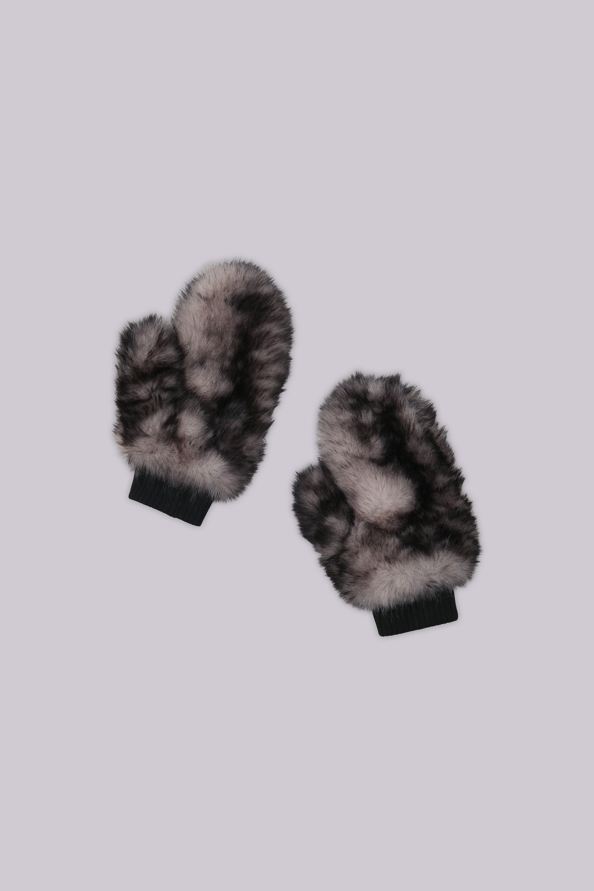 Biome Faux Fur Mittens