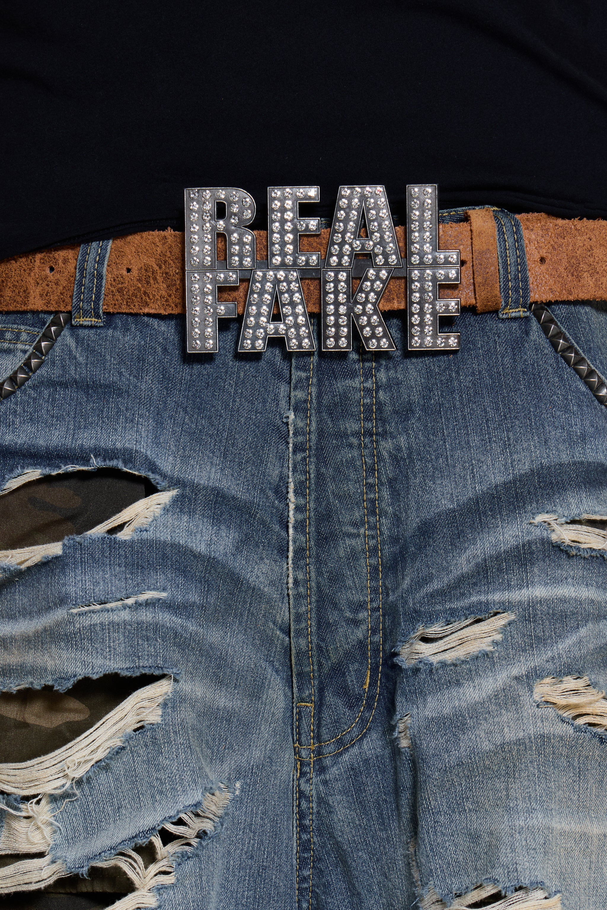 Two Face Studded Belt