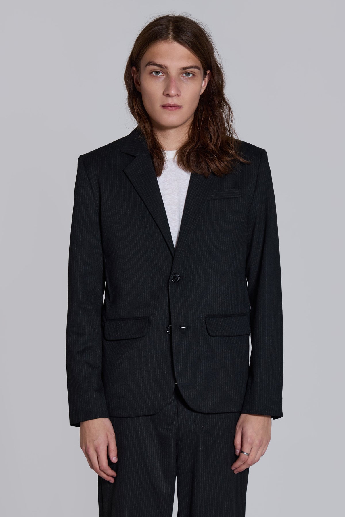 Libertine Pinstripe Slim Fit Blazer