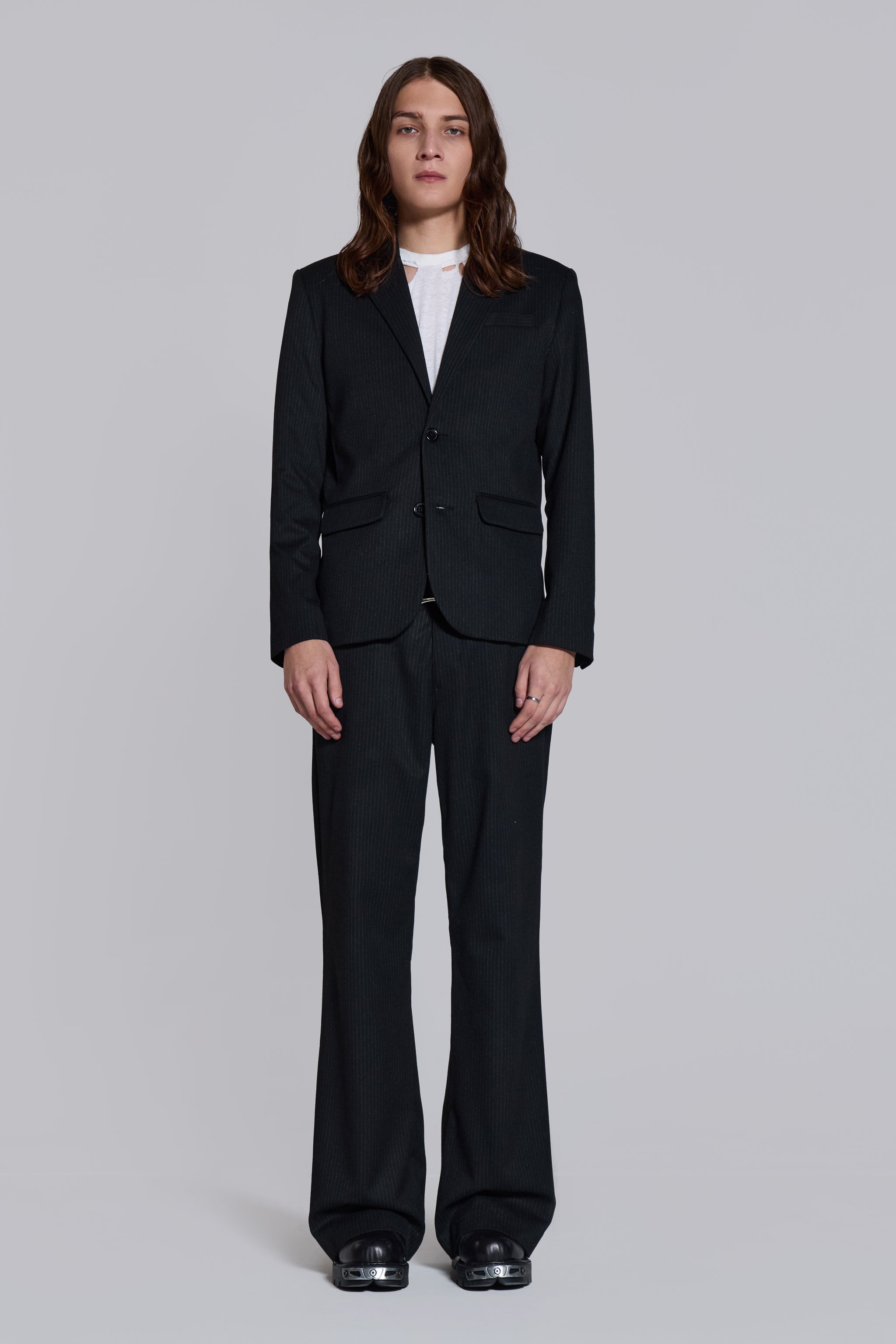 Libertine Pinstripe Slim Fit Blazer