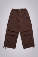 Brown Parachute Cargo Pants