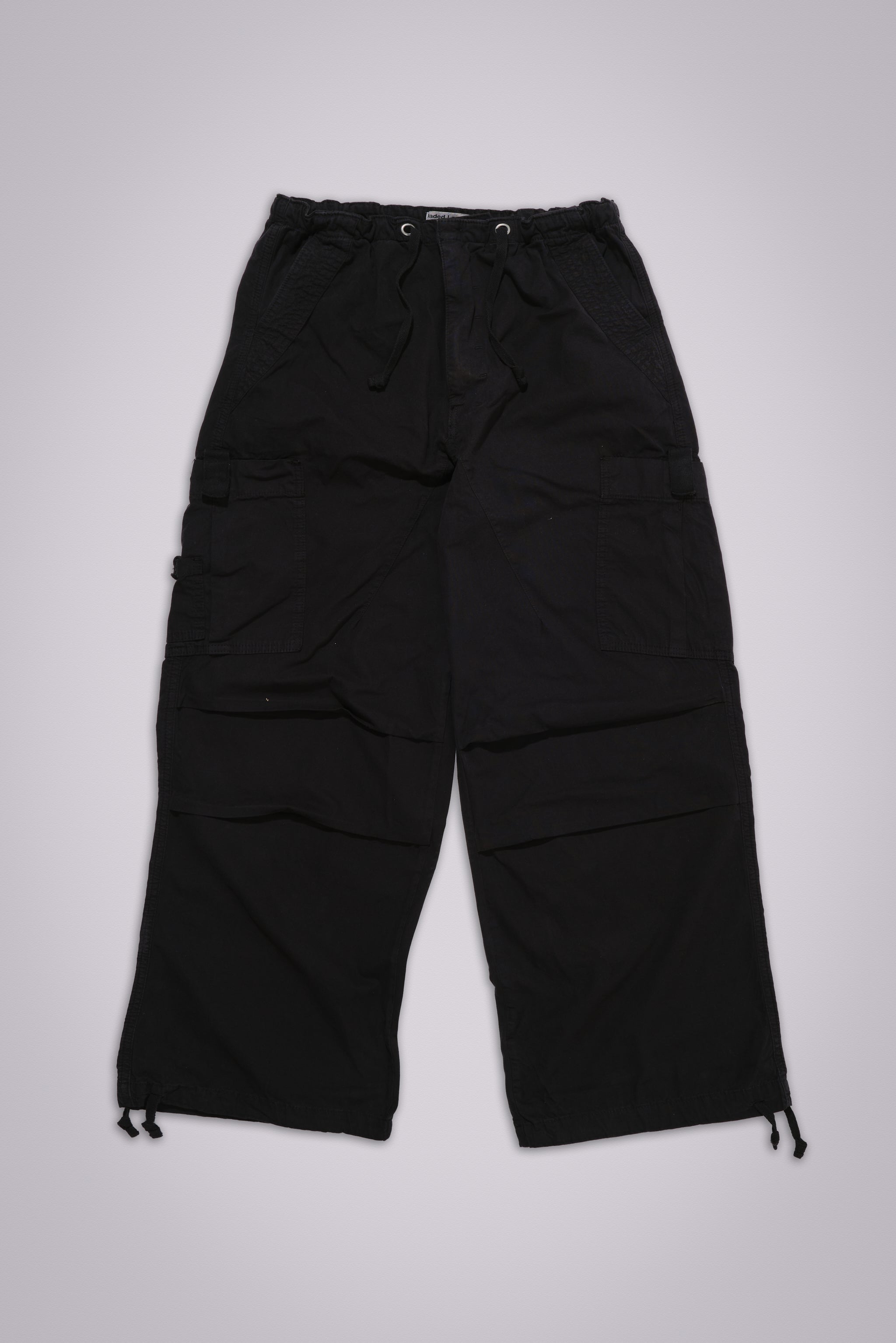 Black Parachute Cargo Pants