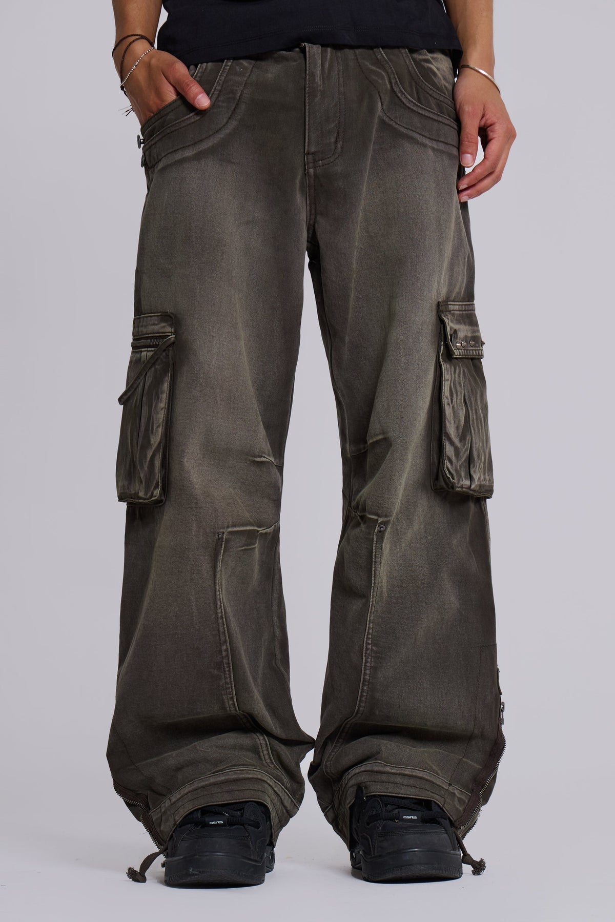 Faded Khaki Trooper Cargo Pants