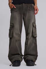 Faded Khaki Trooper Cargo Pants