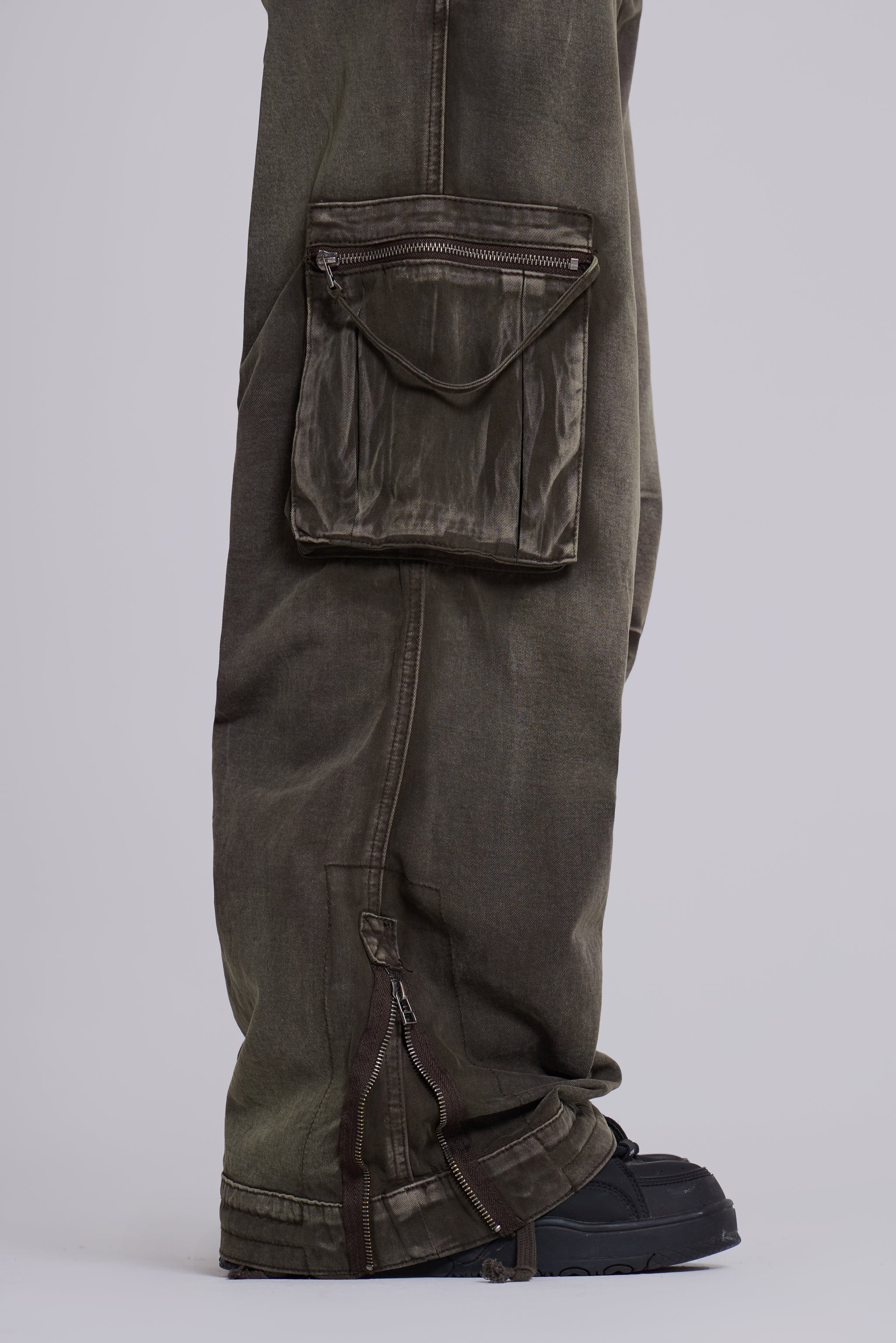 Faded Khaki Trooper Cargo Pants
