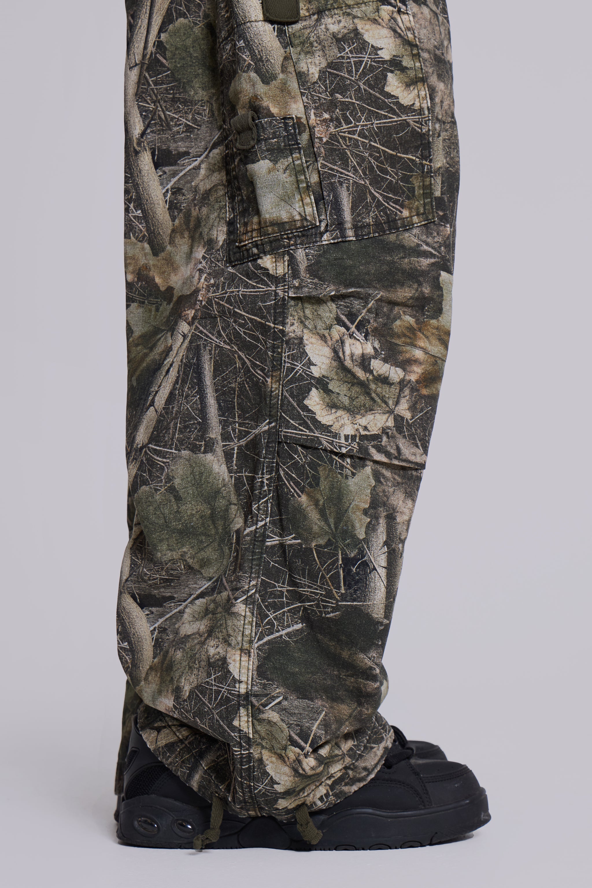 Woodland Camo Parachute Pants