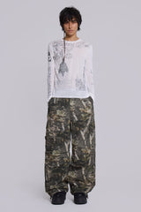 Woodland Camo Parachute Pants