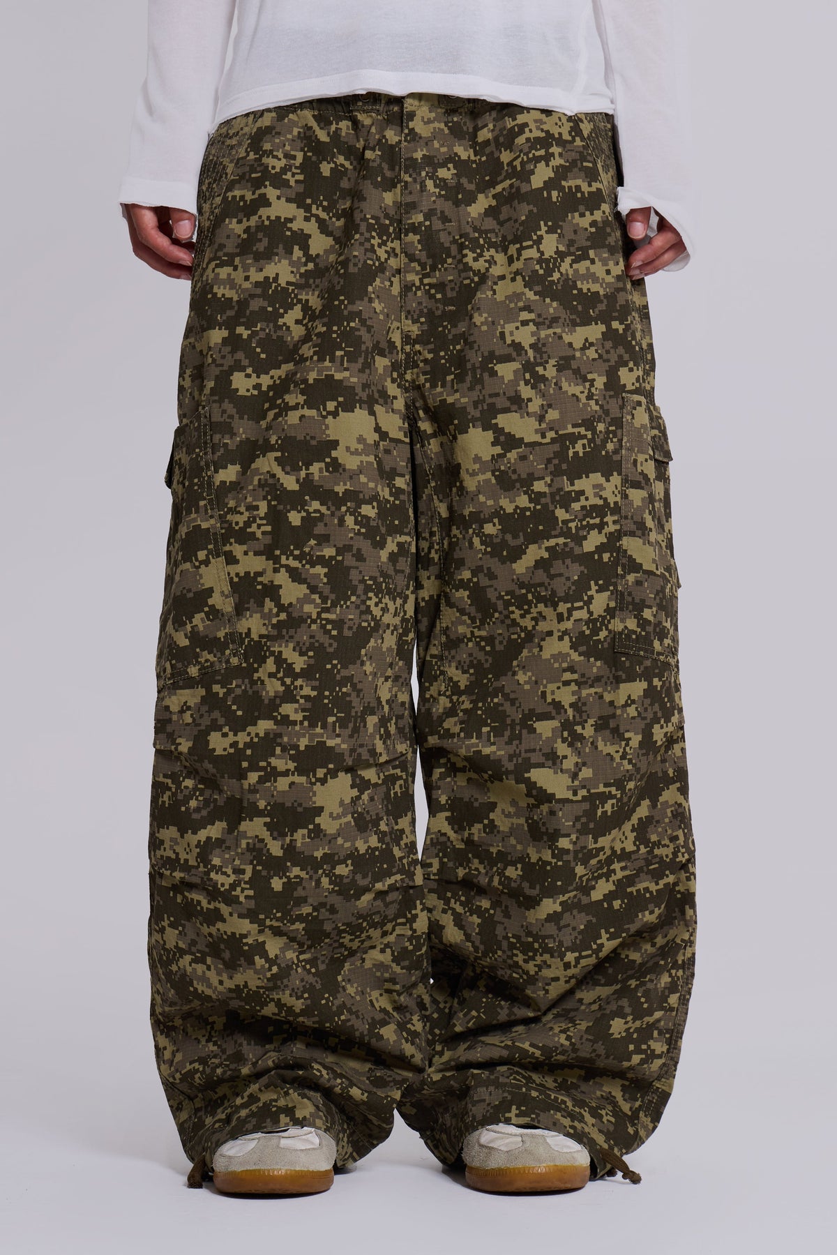 Digi Camo Ripstop Parachute Pants