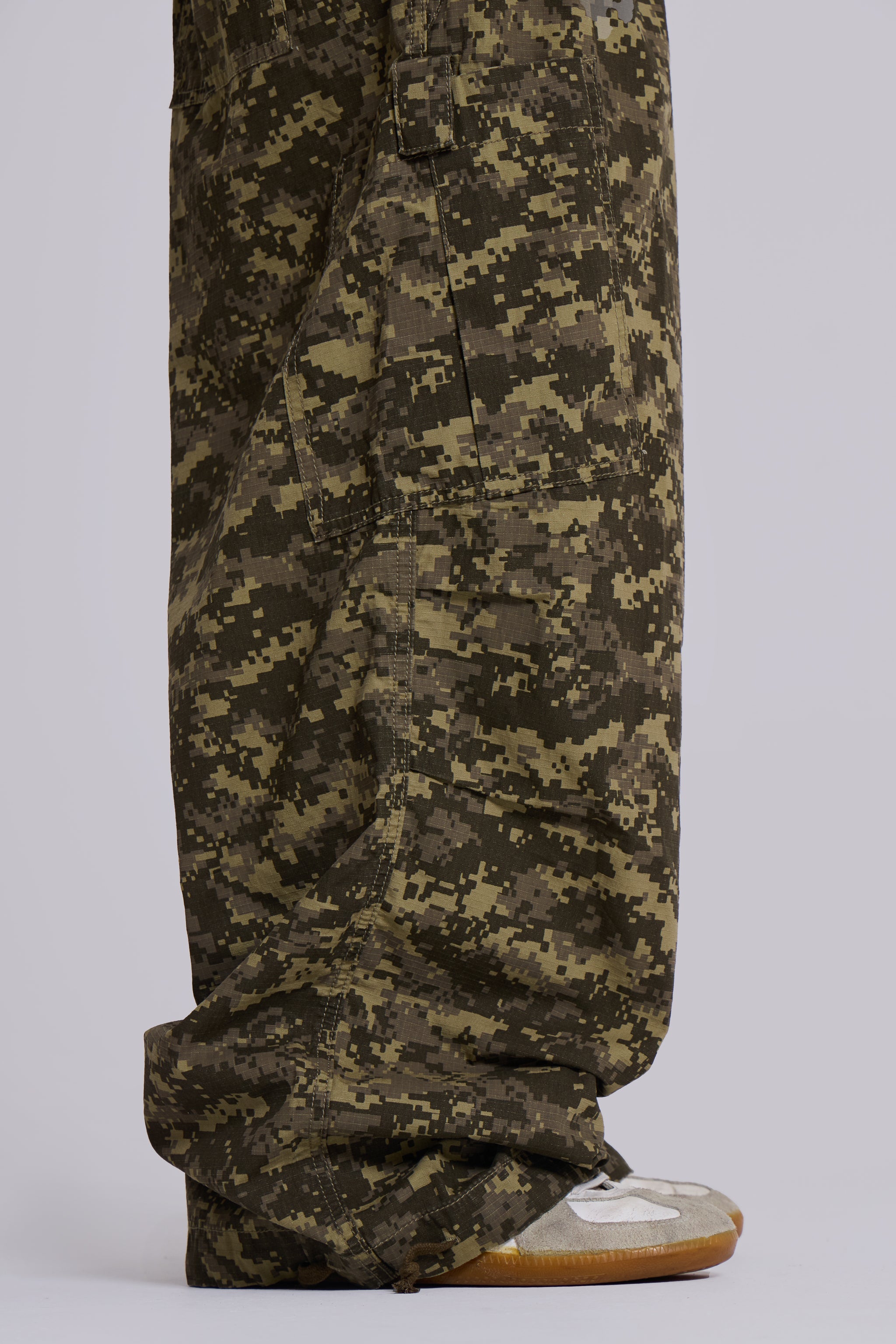 Digi Camo Ripstop Parachute Pants